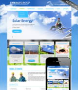 "Солнечная энергия" шаблон сайта для Joomla