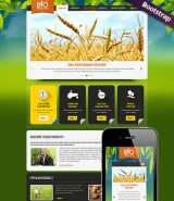 "Eco Agriculture" шаблон сайта по сельскому хозяйству